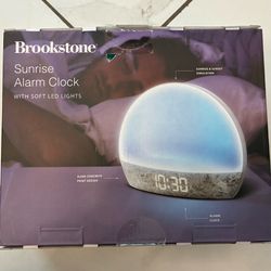 Brookstone sunrise alarm clock