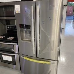 Whirlpool Stainless Steel 36” Wide French Door Refrigerator - 25 Cu. Ft.