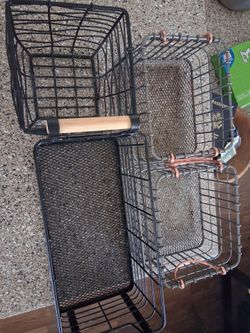 Metal baskets