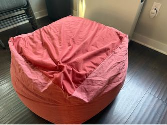 MUJI Body Fit Cushion Large + Red Cover – Bean Bag Chair