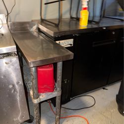 commercial stainless steel prep table