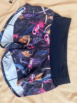 Lululemon Floral Print Athletic Shorts with Built-In Liner