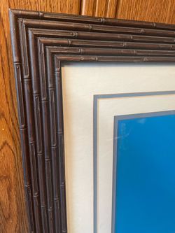 Framed beach print