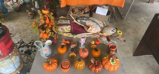 Fall Harvest Pumpkin Decor Collection
