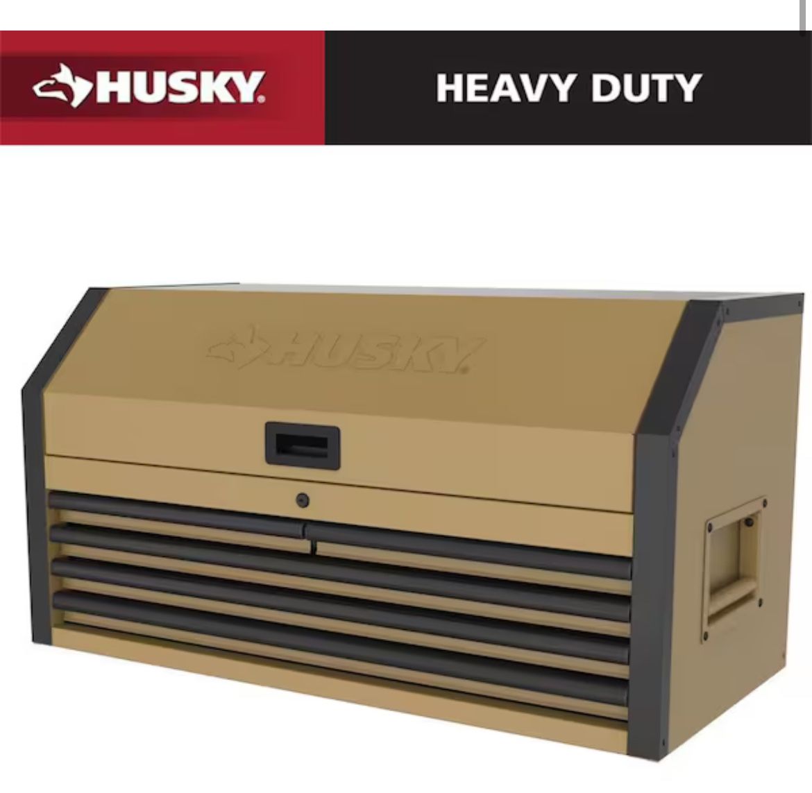 Husky Heavy-Duty 42 in. W x 20 in. D 5-Drawer Matte Desert Tan Top Chest @900