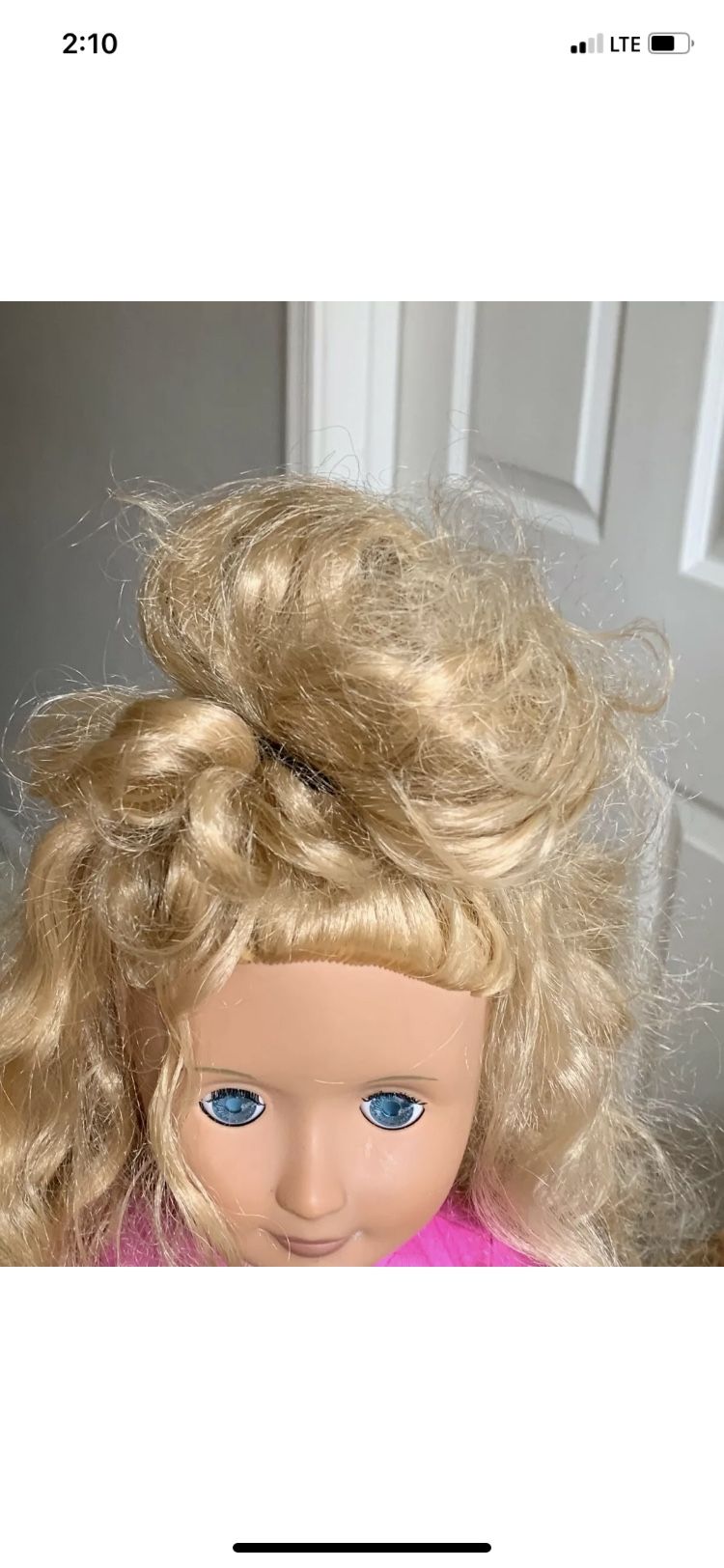 Battat Our Generation Blonde Curly Hair Blue Eyes Doll 18