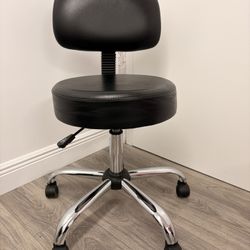 Spa Stool With Back Support