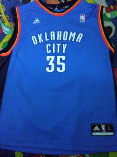 OKLAHOMA CITY JERSEY SIZE LARGE YOUTH
