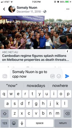Somaly nuon now is cpp no more cnrp