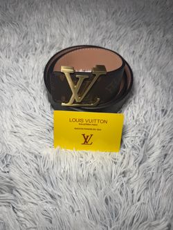 Monogram Belt Gold Buckle