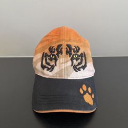 Bronx Zoo NY Tiger Hat Cap Child Size Adjustable Orange Black Embroidered