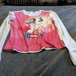 Vintage 90s Roughrider by Circle T Cowgirl Graphic Western Shirt - M