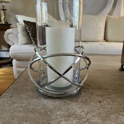 Elegant Z GALLERIE GLASS CANDLE HOLDER 