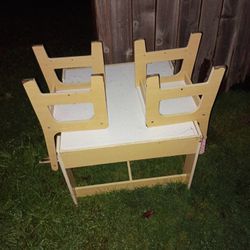 Little Chairs And Table 