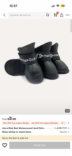 Botitas para perro talla M