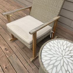 Rocking Chairs And Table
