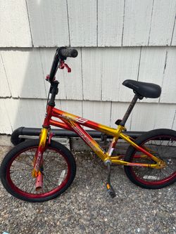 Genesis BMX Bike Red Gold Chrome Frame