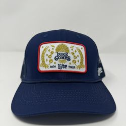 Miller Lite x Luke Combs Tour Trucker Hat Brand New