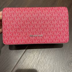 Red Michael Kors Crossbody Bag