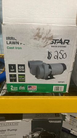 Cast Iron Irrigation Lawn Pump