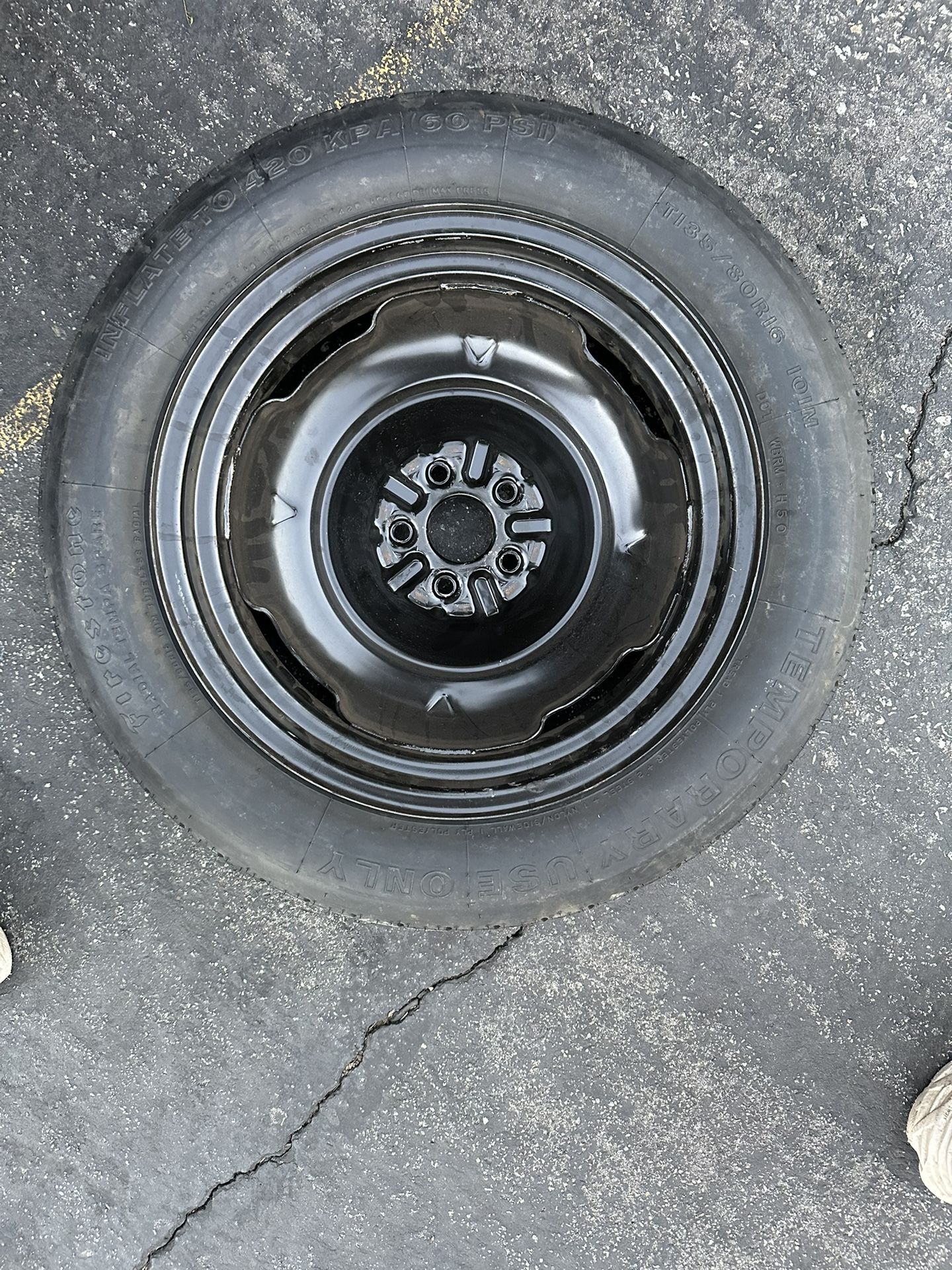 Donut Spare Tire Toyota Corolla