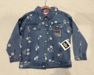 Disney Mickey Mouse Jean Jacket Kids Size 6. NWT. 