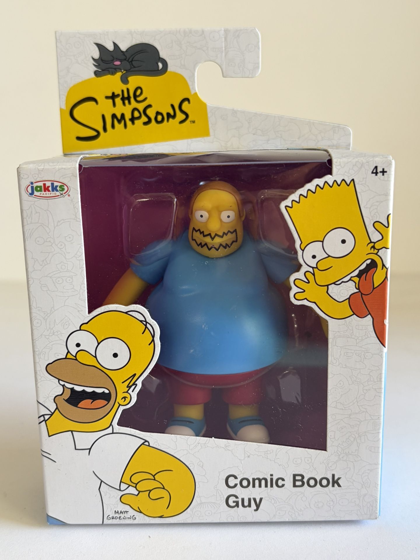 NEW (2025) Jakks Pacific 2.50" The Simpsons Wave 3 "Comic Book Guy" Mini Figure