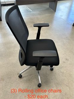 Rolling office chairs