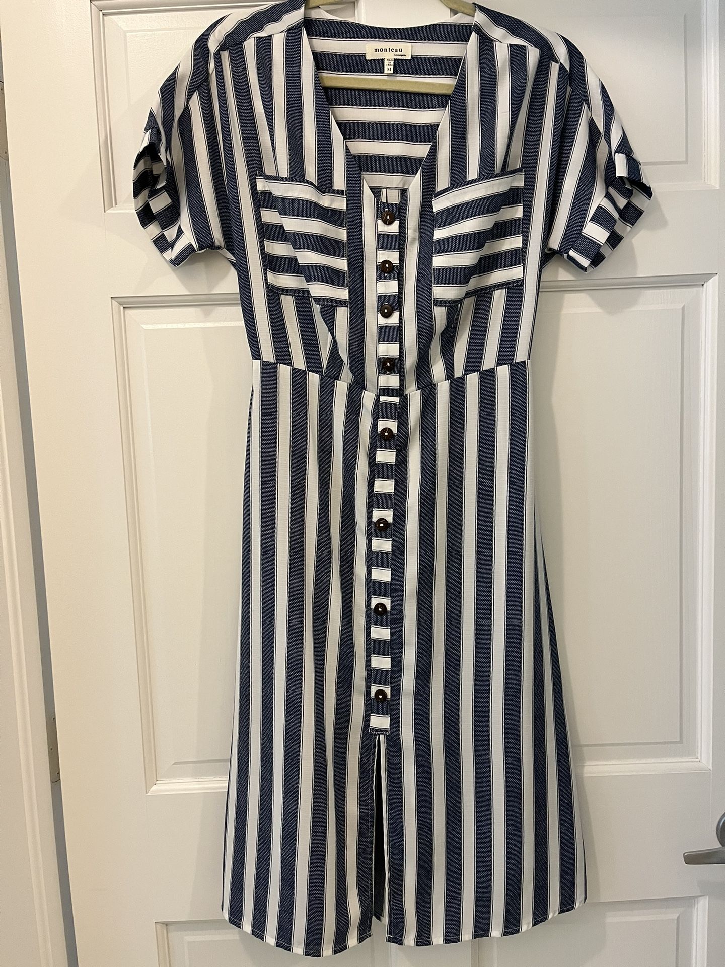 monteau dress blue Montage by Mon Cheri M507 - Off Shoulder Applique Long Dress 26W / Blue Ombre main image 1