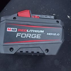 Milwaukee M18 18v Red lithium forge HD12.0 New Firm Price 