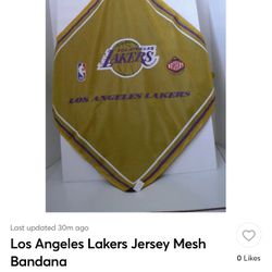 Lakers Jersey Mesh Bandana