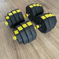 80lb Adjustable Dumbbells 