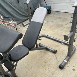 Olympic Weight Bench/ Rack.             120 Dollars 