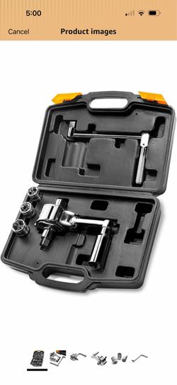XtremepowerUS Torque Wrench Multiplier Lug Nut Labor Saving Wrench Remover Set (1/2" Driver) Wrench Lug Nut Remover 17mm, 19mm, 21mm Sockets w/Case 40