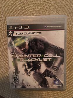 Sony PlayStation ps3 splinter cell blacklist