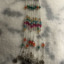 Colorful beaded bracelets
