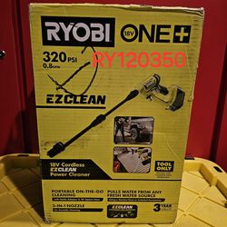 RYOBI
ONE+ 18V EZClean 320 PSI 0.8 GPM Cordless Battery Cold Water Power Cleaner (Tool Only)