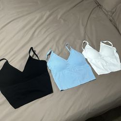 3 Medium Size Patted Cropped Tanktop