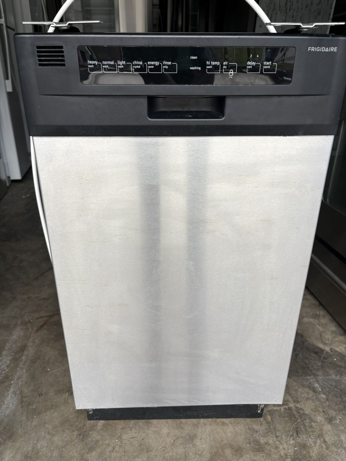 Stainless Steel 18” Integrated Dishwasher