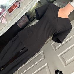 Black Scrubs Set