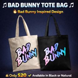 Bad Bunny Totes