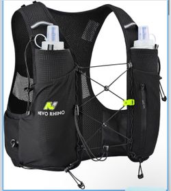RHINO Running Hydration Vest with 2 TPU 500ml Soft Flask