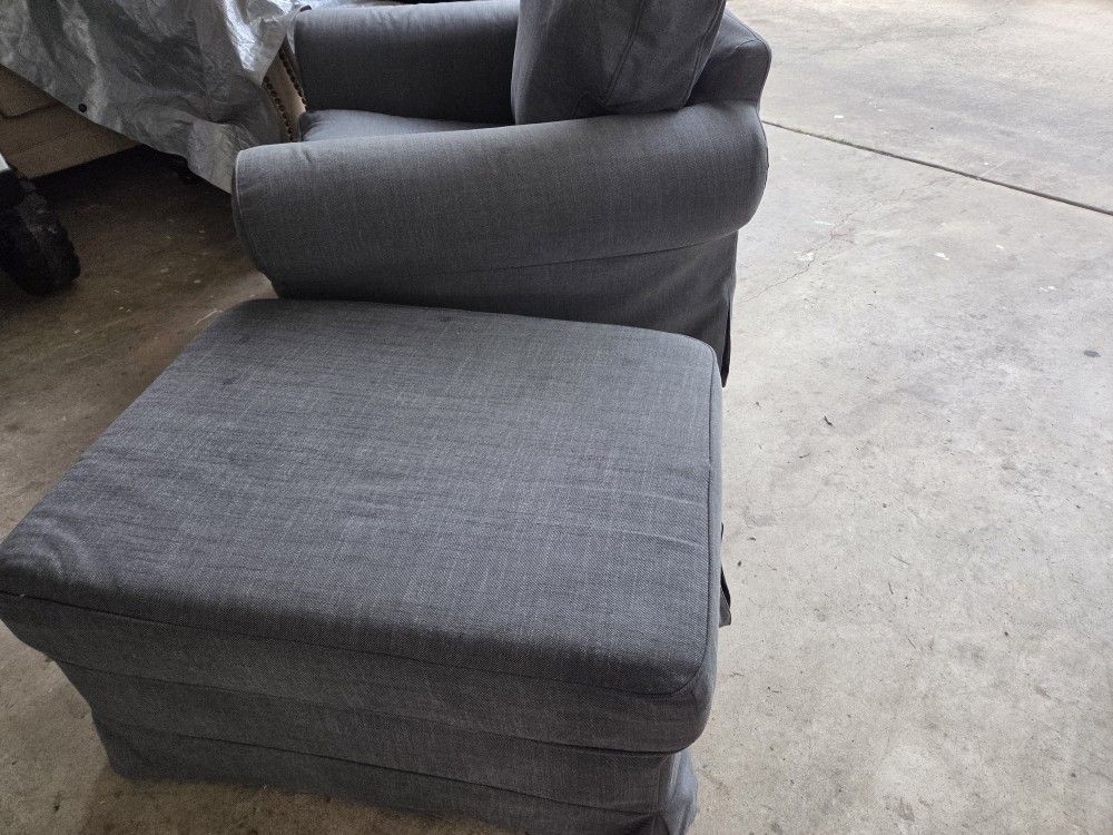 Sofa With Chair And Ottoman Set