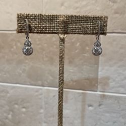 14K White Gold Earrings 