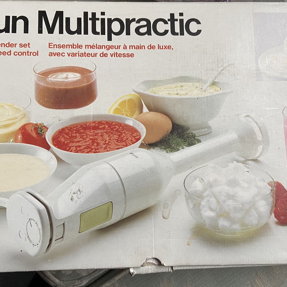 Braun Multipractic Hand Blender Model 4-172-B . Includes manual , Blender,  cup and box . for Sale in South Zanesville, OH - OfferUp