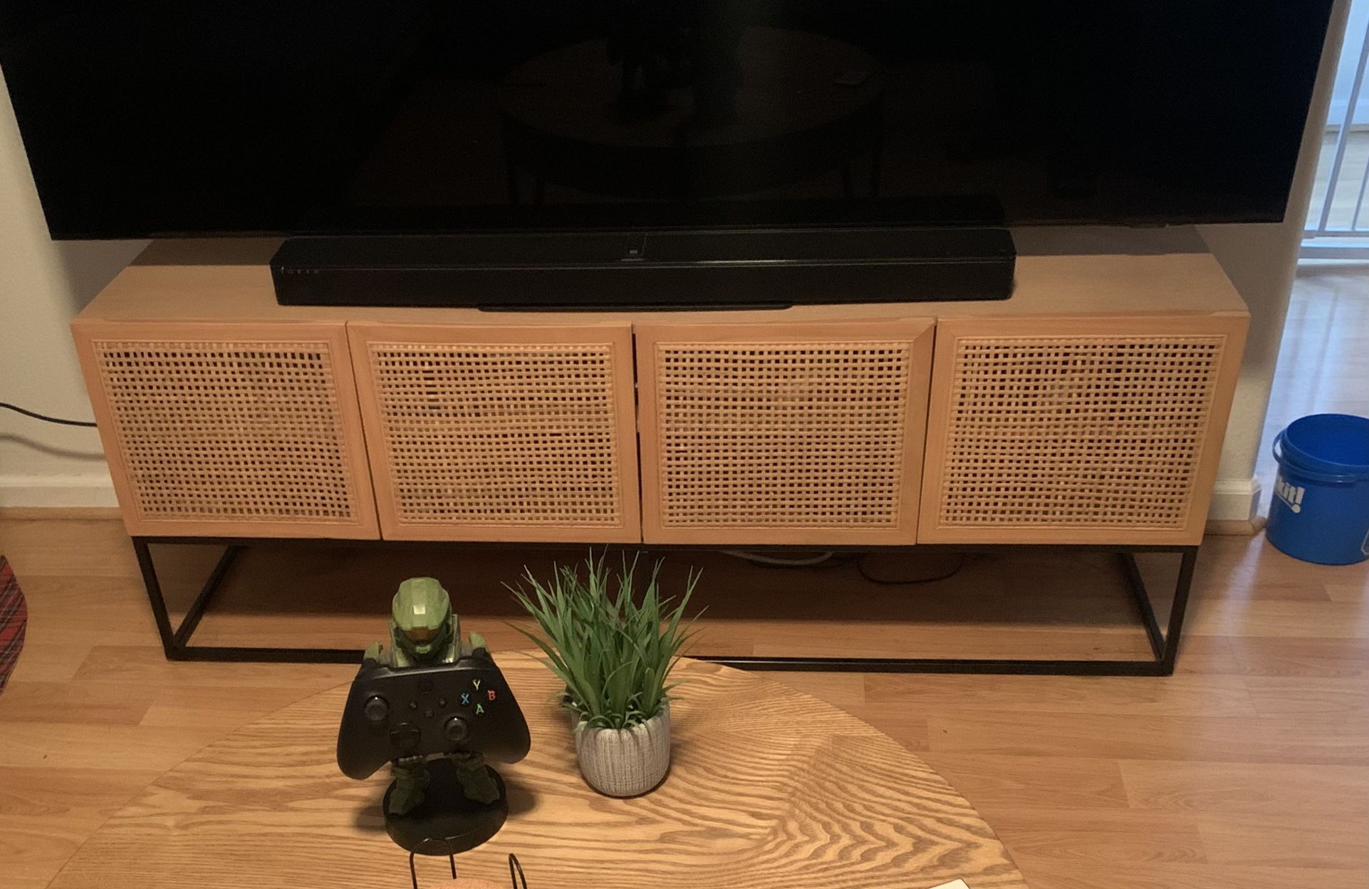 Belmar Woven Rattan Tv Stand