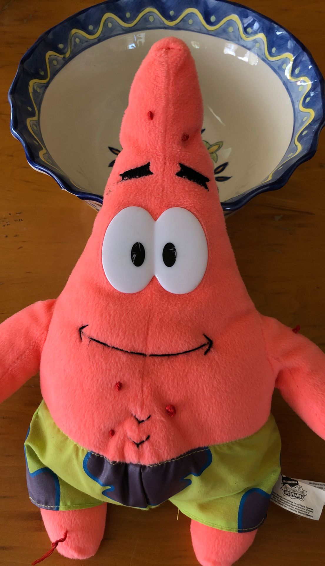 NANCO SpongeBob Squarepants PATRICK STAR Plush Toy 13" Plush