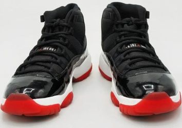 Air Jordan 11 Bred High-Top Sneakers