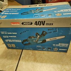 Makita 40v Chain Saw Kit