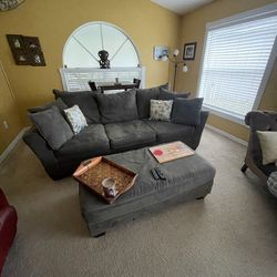 Full Size Sofa & Ottoman 